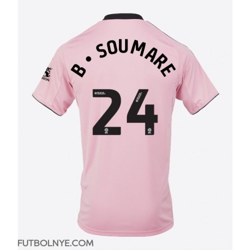 Camiseta Leicester City Boubakary Soumare #24 Tercera Equipación 2025-26 manga corta Camiseta Leicester City Boubakary Soumare #24 Tercera Equipación 2025-26 manga corta